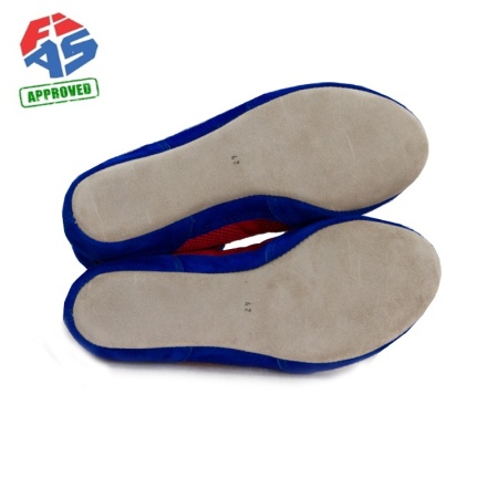 Борцовки для самбо КрепышЯ "Атака" FIAS Approved, синий/красный