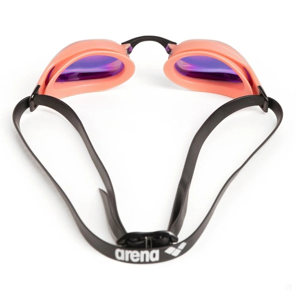 Очки для плавания Arena Cobra Core Swipe Mirror 003251-120, фиолетовые линзы, розовый/черный