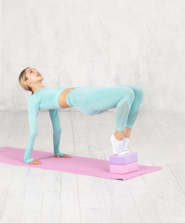 Блок для йоги StarFit YB-200, разм. 22,5 х 15 х 8 см, ПАРА