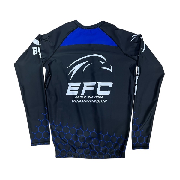 Рашгард 2 в 1 для MMA Buka, рашгард/ шорты, черный/синий