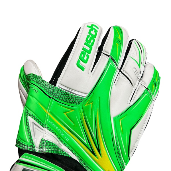 Перчатки вратарские Reusch, зеленый/белый