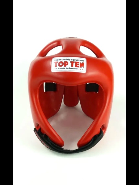 Шлем для бокса Top Ten Competition Fight арт.01089, красный