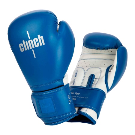 Перчатки для бокса Clinch C137 Fight 2.0, синий, разм. 12 ун