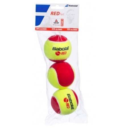 Мяч для большого тенниса Babolat Red Felt 501036, 3 шт.