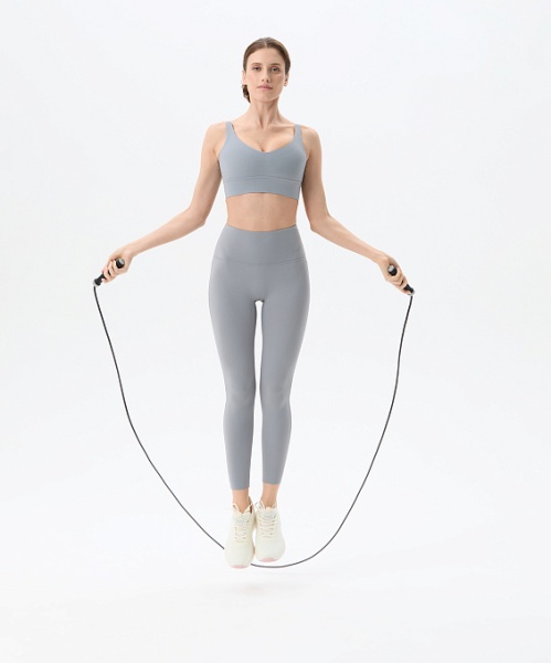 Скакалка StarFit RP-601, ПВХ, длина 3 м, с утяжелителями, черный