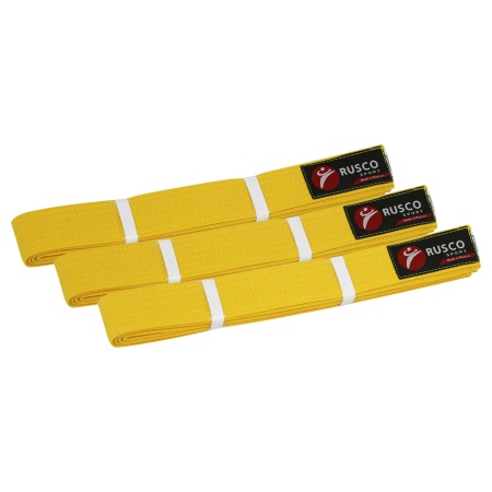 Пояс для кимоно Rusco Sport (УТ-00000232), 260 см желтый