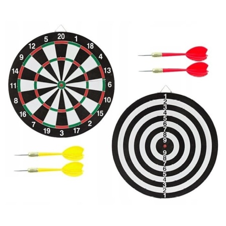 Дартс Классический, диам. 12", дротики 4 шт.