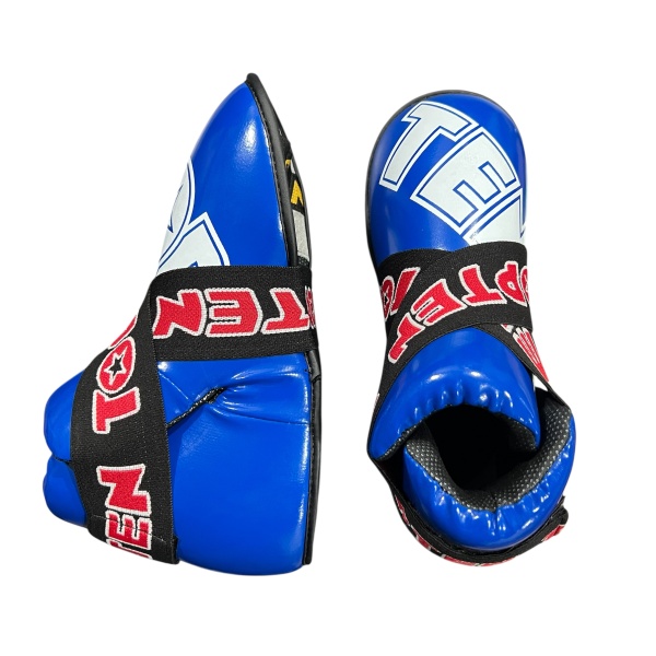 Галоши для кикбоксинга Top Ten арт.209, в сумке, синий