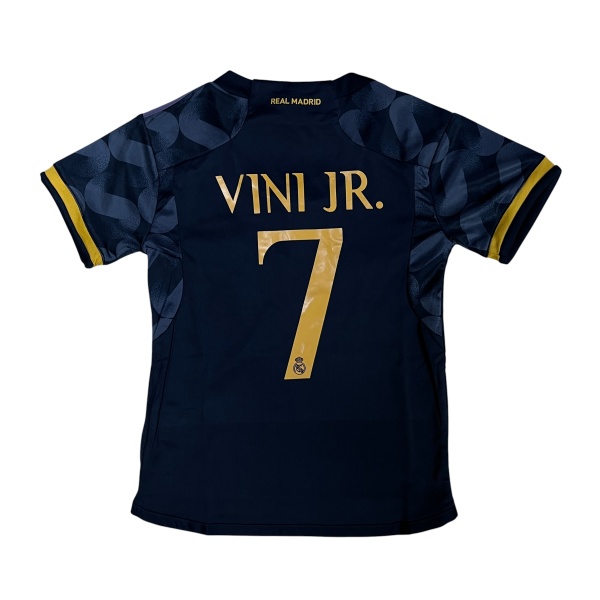 Форма футбольная детская клубная Real Madrid Vini JR, темно-синий