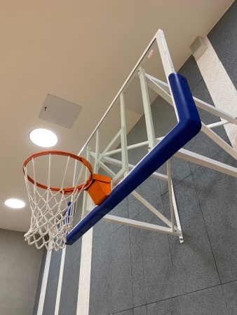 Защита на баскетбольный щит Профи, синий