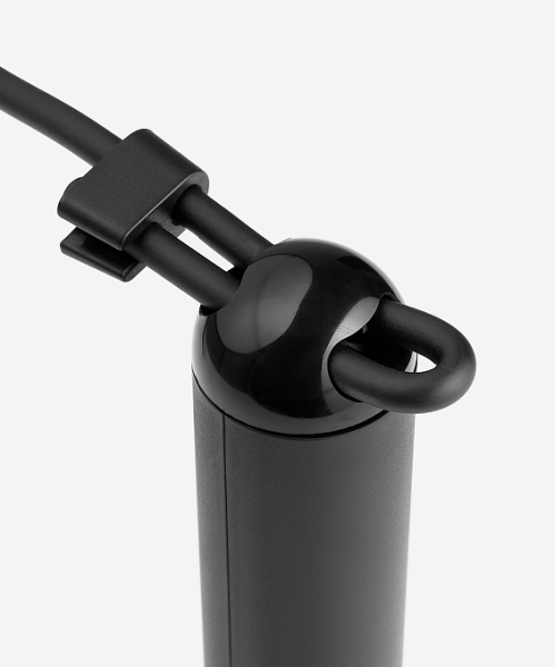 Скакалка StarFit RP-701, ПВХ, длина 3 м, умная, с пласт. ручками, черный