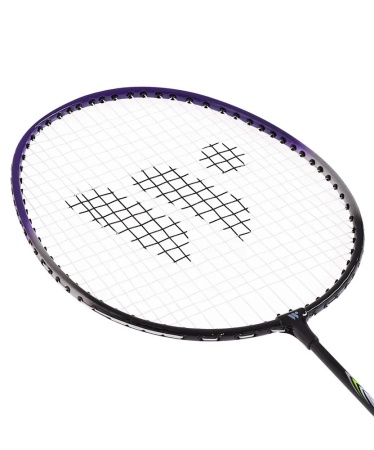 Набор для бадминтона Wish Steeltec 216, алюминий, 2 ракетки, 2 волана, чехол, фиолетовый/желтый