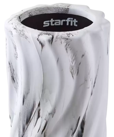 Ролик массажный StarFit FA-525 EVA/PP, разм. 45 х 14 см, низкая жесткость, белый/черный