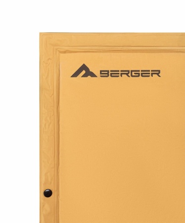 Коврик самонадувающийся Berger Hiking Spirit BHS24SIM-01, коричневый/бежевый