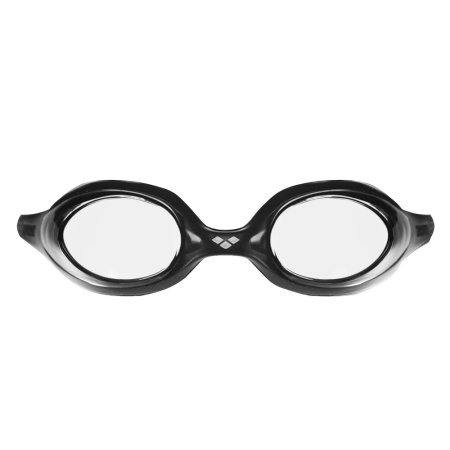 Очки для плавания Arena Spider 000024-155, прозрачные линзы, черный/белый