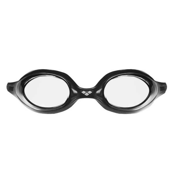 Очки для плавания Arena Spider 000024-155, прозрачные линзы, черный/белый