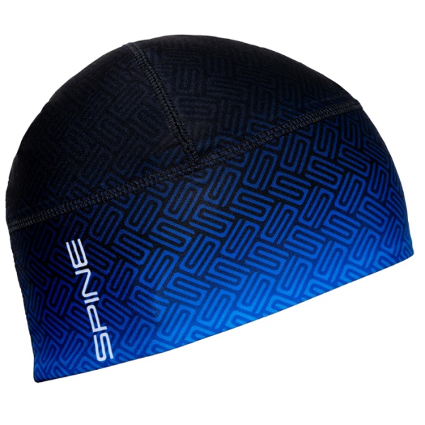 Шапка Spine Race HS/M-03, термобифлекс, черный/синий, разм. 56 (M)