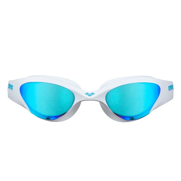 Очки для плавания Arena The One Mirror 003152-100, синие линзы, белый/черный