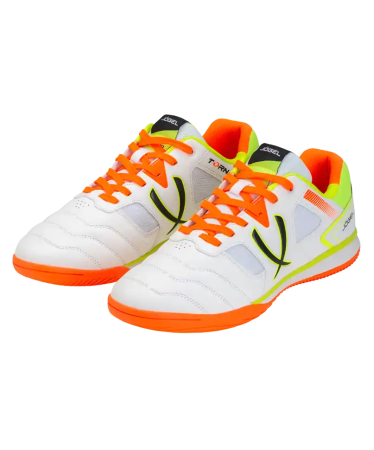Футзалки Jogel Tornado 2.0 White/orange, белый/оранжевый