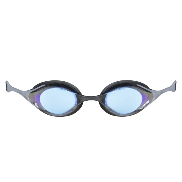 Очки для плавания Arena Cobra Swipe Mirror 004196-800, синие линзы, серебристый/черный