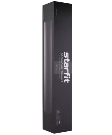 Ролик массажный StarFit FA-520, разм. 90 х 15 см, средняя жесткость, черный