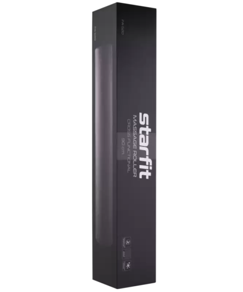 Ролик массажный StarFit FA-520, разм. 90 х 15 см, средняя жесткость, черный