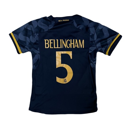 Форма футбольная детская клубная Real Madrid Bellingham, темно-синий