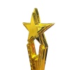 Статуэтка "Большая золотая звезда" арт.SZ-058, глина, 26 см, золотой