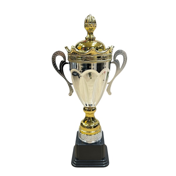 Кубок 2068, металл/пластик, золотой/серебрянный