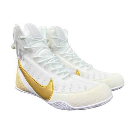 Боксерки Nike Machomai 3 SJ-11 (арт. 1792), белый/золотистый