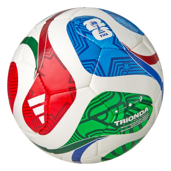 Мяч футзальный Adidas WC26 Trionda Training Sala, JD8048, р.4, 18п, ПУ, ручная сш, мультиколор