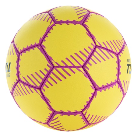 Мяч гандбольный Torres Club H32432, ПУ, 5 подкл. слоев, руч. сшивка, желтый, разм. 2