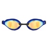 Очки для плавания Arena Air-Speed Mirror 003151-203, желтые линзы, синий/черный