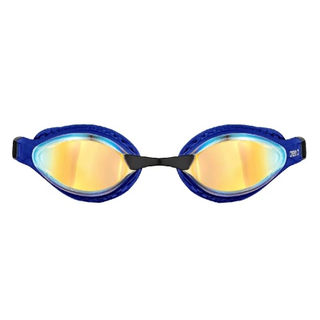 Очки для плавания Arena Air-Speed Mirror 003151-203, желтые линзы, синий/черный
