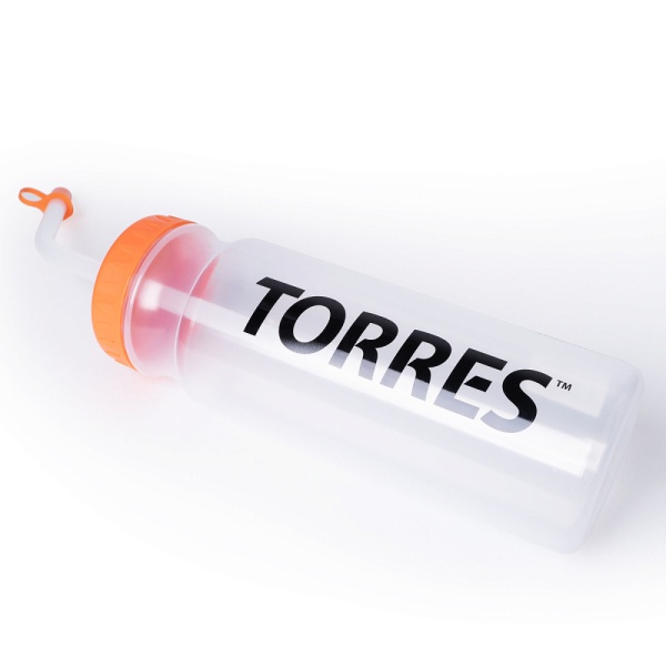 Бутылка Torres SS1029, 750 мл, с трубочкой, белый/оранжевый
