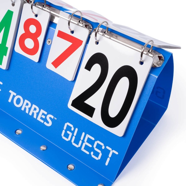 Табло перекидное Torres SS1005, 4 цифры, 40 x 19 х 3 см, синий