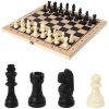 Шахматы 3 в 1 Xin Liye W3517, разм. 340 x 340 мм, дерево