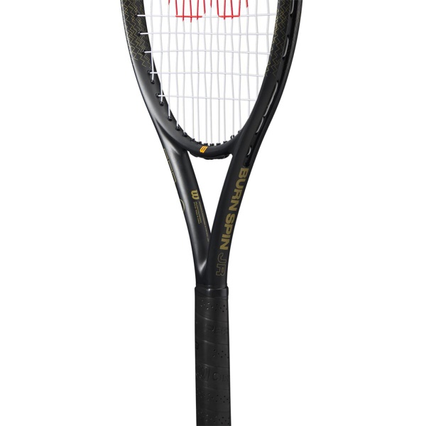 Ракетка для большого тенниса Wilson Burn Spin JR 26" str WR171510, графит, черный/оранжевый