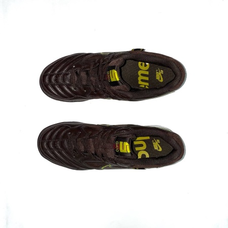 Футзалки Nike Gato, коричневый/зеленый