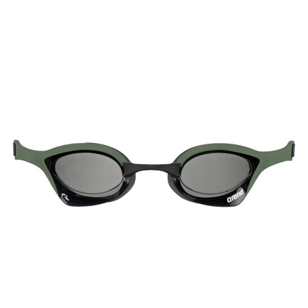 Очки для плавания Arena Cobra Ultra Swipe 003929-565, черные линзы, черный/зеленый