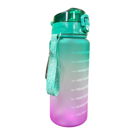 Бутылка YY-249, 2000 мл, зеленый/фиолетовый