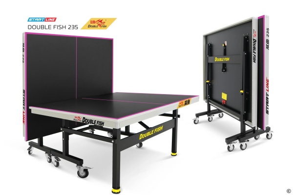Стол для настольного тенниса Double Fish 235-2, черный