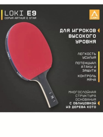 Ракетка для настольного тенниса Loki CM80 E9 Wang Hao 9*