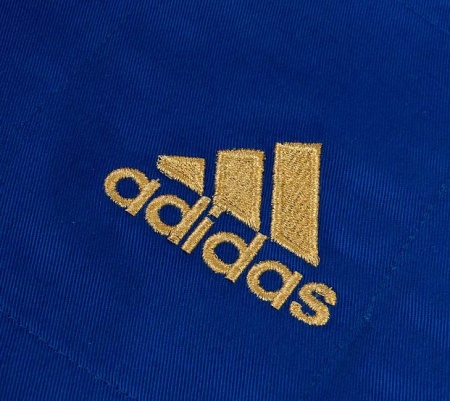 Кимоно для дзюдо Adidas J200E, синий/золотой