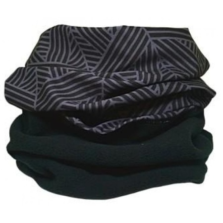 Баф-бандана Fischer GR8072-100, с флисом, черный