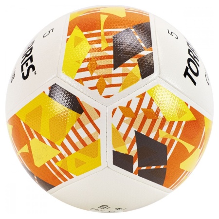 Мяч футбольный Torres Club F320035, разм. 5, белый/оранжевый