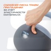Гиря мягкая StarFit DB-601, 12 кг, ПВХ, холодный синий/темно-серый