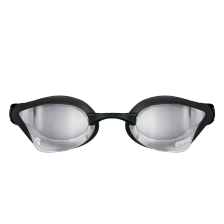 Очки для плавания Arena Cobra Core Swipe Mirror 003251-550, серебрянные линзы, черный