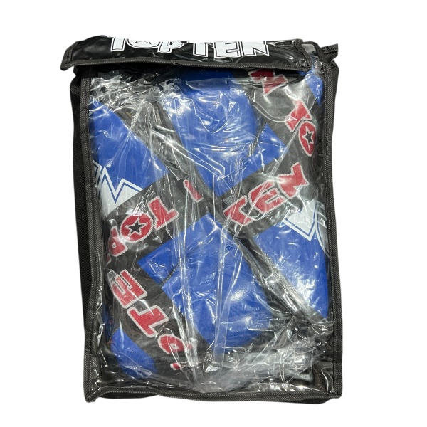 Галоши для кикбоксинга Top Ten арт.209, в сумке, синий