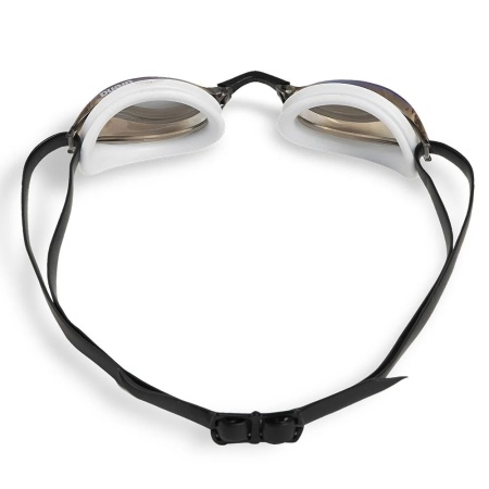 Очки для плавания Arena Python Mirror 1E763-119, золотистые линзы, белый/черный